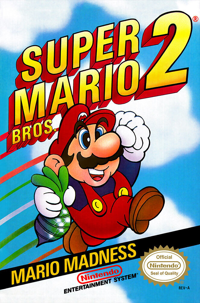 Super Mario Bros. 2: Throwing Turnips and Dodging&nbsp;Masks